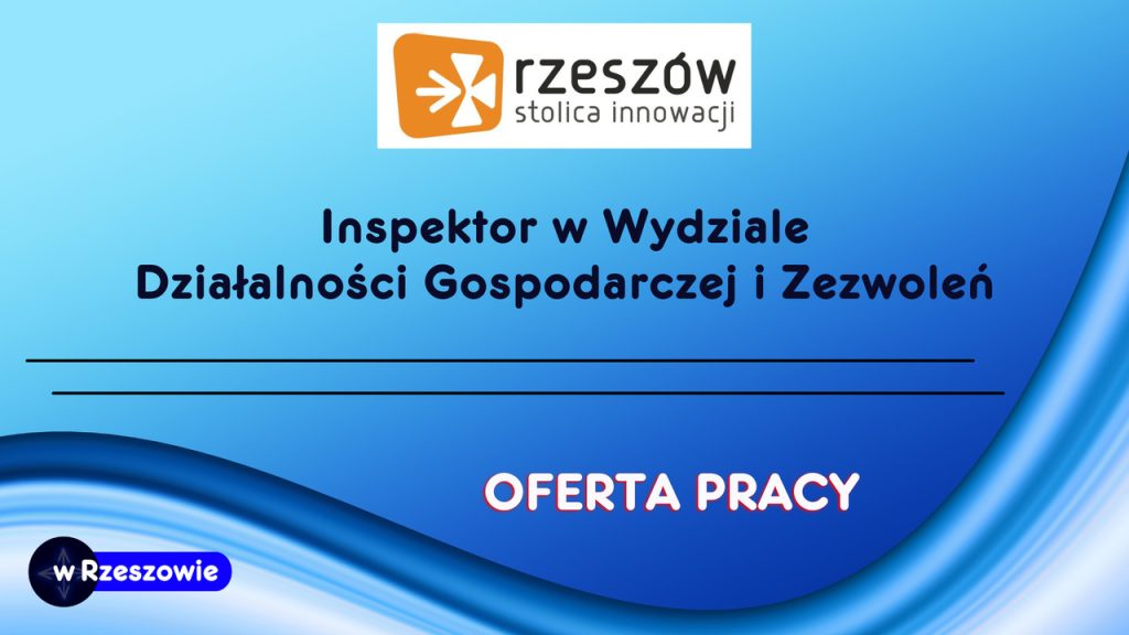 Inspektor w Wydziale Działalności Gospodarczej i Zezwoleń