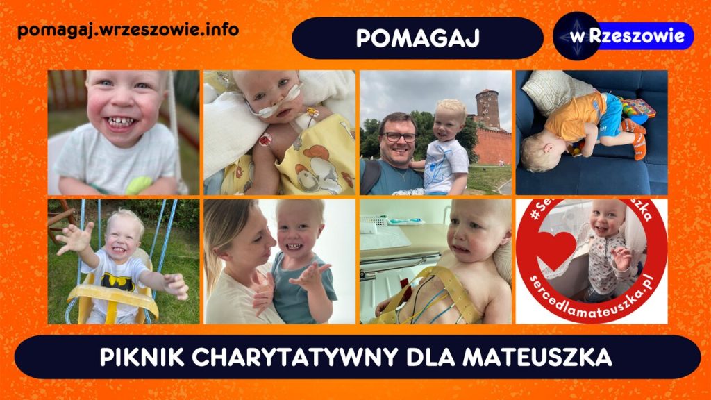 Charytatywny piknik familijny dla Mateuszka Warchoła