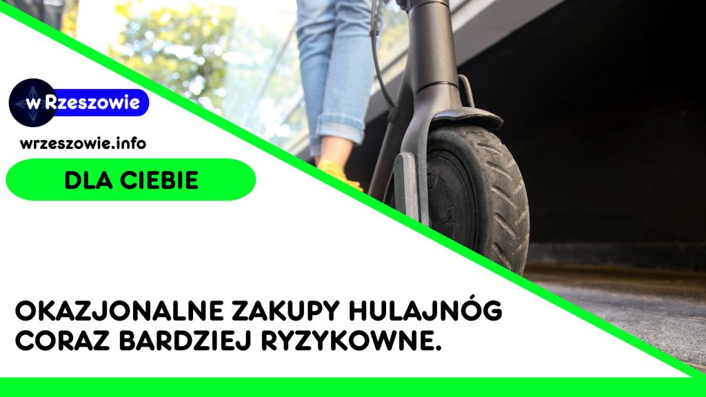 Okazjonalne zakupy hulajnóg coraz bardziej ryzykowne.